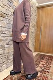 Mayfair Luxury Knit Co Ord Set Chocolate